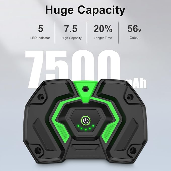 Replacement EGO 56-Volt 7.5 Ah Battery for EGO 56v Batteries BA5600T BA4200T BA3360T BA2800T BA1400T & EGO Power+ Cordless Tools