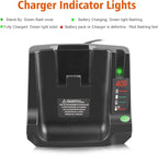 ARyee 3.0Ah 40V Replacement for Black and Decker 40V Battery LBXR36 LBXR2036 LST540 LCS1240 LBX1540 LST136W Cordless Tool Battery with Fast Charger