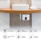 Tankless Water Heater Electric for Single Sink Faucet, ThermoMate 3500W 120V Small Point of Use Instant Hot Water Heater with Temperature Display, Self-modulating, ETL Certified