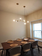 G16.5 E12 Globe Bulbs 6W Dimmable Candelabra Light Bulb 60 watt E12 Round 2700K Warm White Globe Bulb for Chandeliers,Ceiling Fan,Pendant,Wall sconces,AC120V,Clear Glass,600LM,6Pack