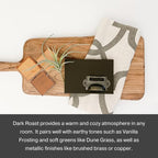 Country Chic All-in-One Chalk Paint for Furniture, Cabinets, Home Decor, Eco-Friendly, Matte Finish, Built-In Primer & Top Coat for Wood, Metal - Dark Roast (Dark Brown) - 8 oz (237 ml)