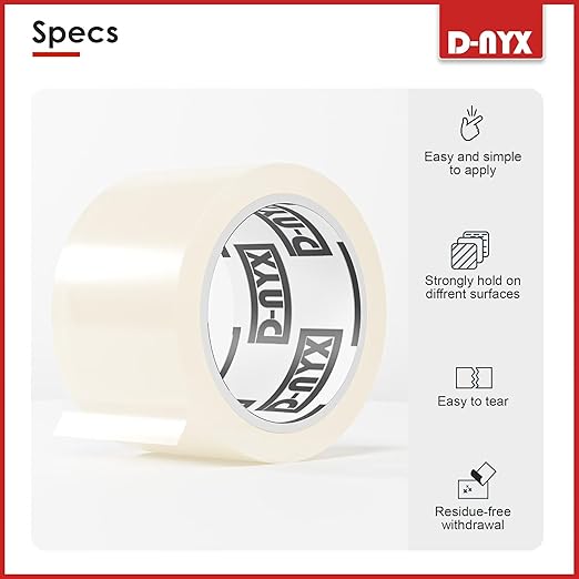 Window Sealing Tape 1 Pack Transparent Sealing Heavy-Duty Residue-Free RV Insulation for Doors and Windows, Clear Weather Stripping Draft Isolation Tape (1 Pack 2 inch)