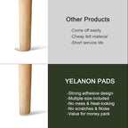 Yelanon Felt Furniture Pads for Hardwood Floors -216 Pcs Premium Felt Pads for Chair Legs, Floor Protectors for Furniture,Beige