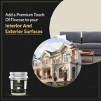 EVOLVE Signature Paint & Primer: Luxury Paint & Primer for Indoor & Outdoor Surfaces, Minimal Odor, Satin Sheen (Canvas White, 5 Gallon)