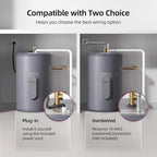 Tank Water Heater Electric, MIZUDO 10 Gallon Point of Use Hot Water heater 1500W, Compact Residential 120V with T&P Valve, Adjustable Thermostat, UL Listed