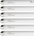 F15T8/DL 18 Inches T8 15 Watt Fluorescent Tube Compatible for Sylvania GE Eiko F15/T8/D Daylight 6500K G13 Bi-Pin Base 6 Count