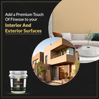 EVOLVE Signature Paint & Primer: Luxury Paint & Primer for Indoor & Outdoor Surfaces, Minimal Odor, Satin Sheen (Camel Brown, 5 Gallon)