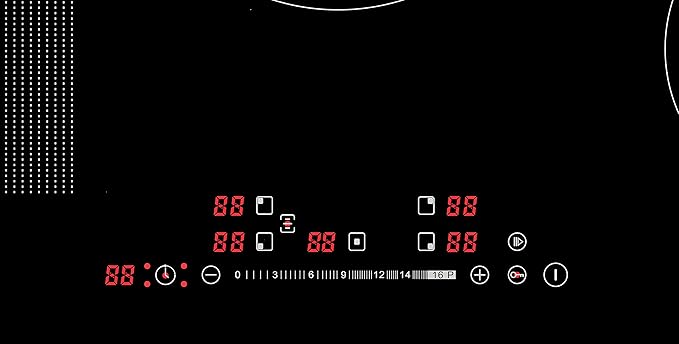 K&H SIGNATURE SERIES 5 Burner 31.5 Inch Built-in Induction Electric Stove Top Ceramic Cooktop Touch Control 240V 9200W IN30-9200FLX