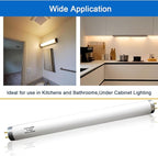 4 Pack F15T12/K&B Soft White,T12 15W 18Inch Linear Fluorescent Bulb,Replacement for Philips 141465 F15T12/WW,G13 Medium 2-Pin Base,3000K