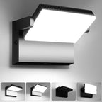 ledmo 150W LED Flood Light with 360° Rotatable Head, 5000K 18000LM Modern Outdoor Wall Lights, LED Security Commercial Exterior Wall Pack Light Fixture, Switch Control for Backard, Garage, Shop, Barn