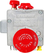 110-326 Gas Water Heater Valve,Natural Gas Water Heater Thermostat, Water Heater Replacement Parts Gas Control Valve with 1-3/8" Shank, 3-1/2" W.C