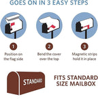 Personalized Mailbox Covers Custom Picture/Photo/Text Magnetic Standard Size Mailbox Wraps Post Letter Box Cover for Garden Yard Outdoor Decorations-16