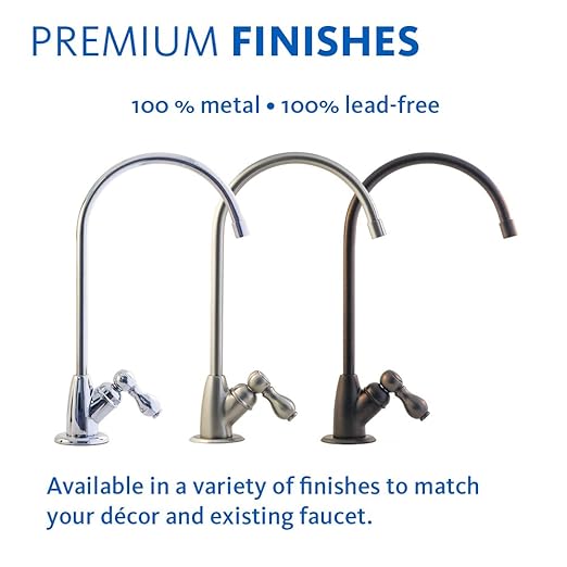 Aquasana Under Sink Water Filter System - Reduces PFAS, Lead, & Chlorine in Drinking Water - Under Counter Claryum Filtration for Kitchen - 3-Stage - Chrome Faucet - AQ-5300.56