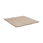 4ft x 4ft Unfinished Maple Veneer Flexible Tambour Wall Panel with 3/4" 30-Degree Groove Slats, Flexible & Customizable