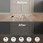 Strong Self Adhesive Foam Weather Stripping, Foam Seal Tape for Doors and Windows, SoundProof Weatherproof Insulation Strips, AC Seal Strip, Anti-Collision, Anti-Bug(1 in x 1/8 in x 66Ft)