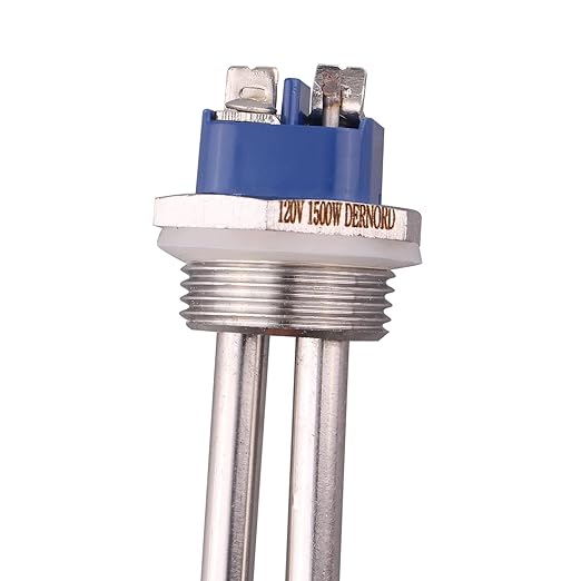 DERNORD 120V 1500W Water Heater Element Screw-in Heating Element High Watt Density