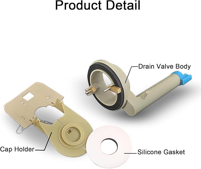 Toilet Flush Valve Replacement Parts for 1 Piece Toilet,3-Inch Flush Hole Toilet Repair Kits,Compatible with TOTO THU Series Flush Valve