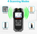 HANMATEK Stud Finder Wall Scanner Detector with Pro Smart Sensor,Audio Alarm and HD LCD Display,5 in 1 Upgrade Wood Exact Mode Stud Finder Tool for The Center Edge of Metal,Studs,AC Wire,Pipe