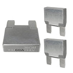 60 Amp Maxi Blade Circuit Breaker Fuse, Auto Reset, for Automotive, Marine, Truck (60A, 3 Pack)
