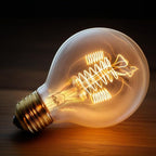 Jslinter Incandescent Light Bulbs 60 Watt Dimmable Bulbs 4 Pack, 2200K G80 Soft Light Bulbs Warm Light, 110v E26 Eecorative Light Bulb, Vintage 230LM Edison Bulb for Bedrooms, Living Rooms