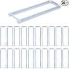 20-Pack T8 U Bend LED Tube Light 2FT 24W (60W Equivalent) U Shaped Bulb 6000K Daylight White 2640lm for Fluorescent Replacement, Dual-End Powered