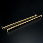 Cabinet Pulls 24 Inch Hole Centers(608mm),10 Pack Extra Long Drawer Pulls Square Appliance Pulls Champagne Bronze,Stainless Steel Furniture Hardware Handles