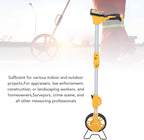 Measuring Wheel, Foldable Imperial Metric Distance Measuring Wheel with Large Backlit Digital Display, Measure in Feet, Inches, Meters, with Carrying Bag