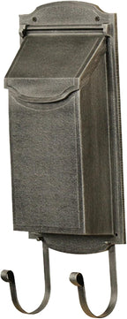 Special Lite Contemporary Vertical Wall Mount Mailbox - Swedish Silver Aluminum Mailbox for Wall Mount - SVC-1002-SW