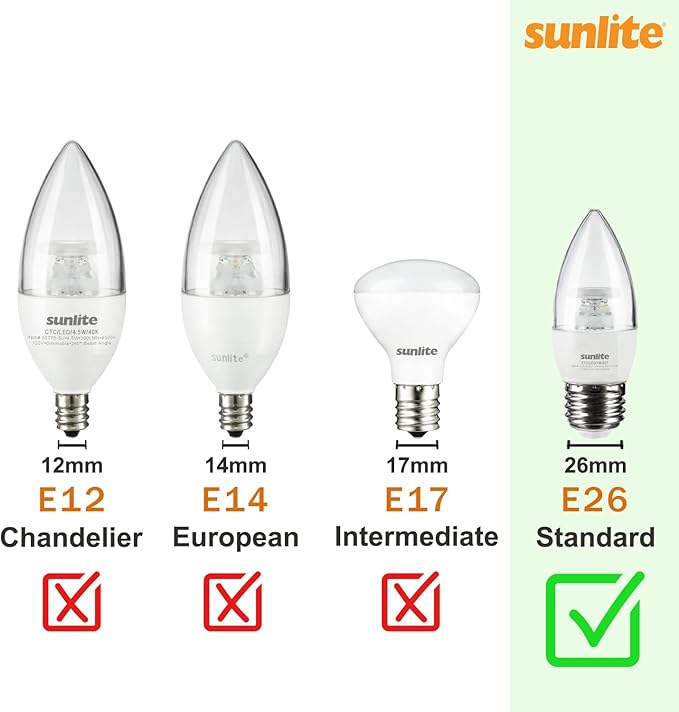 Sunlite 70324 3-Way LED A19 Light Bulb, 5/9/15 Watts (40W 60W 100W Equivalent), 500-1000-1600 Lumens, Medium E26 Base, Omni-Directional, ETL Listed, Frost, 4000K Cool White, 1 Count