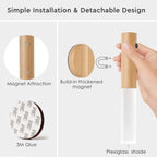 Montford Battery Operated Wall Sconces, Motion Sensor Night Light Magnetic Wall Light Rechargeable Wall Sconce, Peel and Stick Sconce Lights for Bedside Stair Hallway