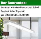 F54T5/841/HO 54W T5 HO Fluorescent Tube Light, 46 Inches T5 54 Watt Fluorecent Bulb, F54T5/841/CW, 4100K Cool White, 80 CRI, G5 Base 4300 Lumens 25 Pack