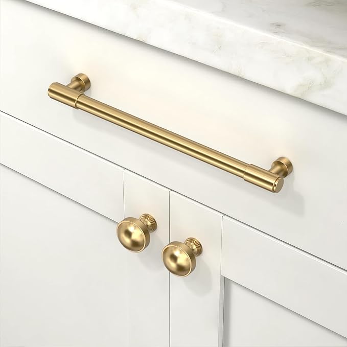 10 Pack Champagne Bronze Cabinet Pulls 7.5 Inch(192mm) Kitchen Cabinet Handles Cabinet Hardware for Drawer Pulls