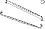 TUNNY 5 Pack Cabinet Handles-8.81"/224mm Screw Spacing Brushed Nickel Furniture Hardware Handles for Kitchen Cabinets Bedroom Dresser Wardrobe Cabinet Pulls