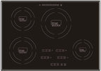 TI-4B 30 inch Built-In 4 Burner Induction Glass-Ceramic Cooktop, 7400W, UL858 Certified