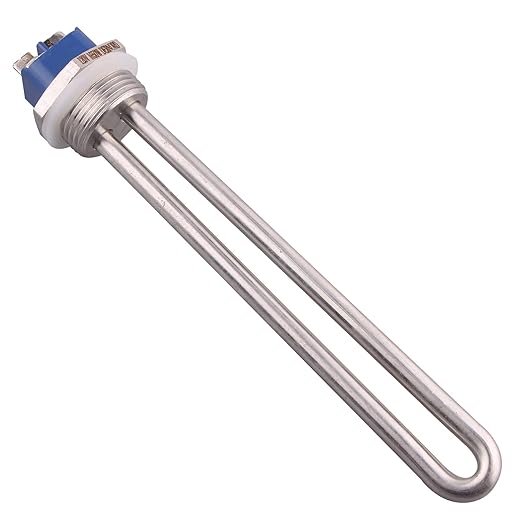 DERNORD 120V 1650W Water Heater Element Screw-in Heating Element High Watt Density