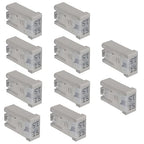 15A 32V Mini Slotted Automotive MCASE Shaped Cartridge Fuse Kit(Pack of 10pcs,15A)