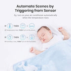 BroadLink RM4 pro Smart Remote and Sensor Cable Set RM4 pro S (2.4 GHz Wi-Fi Only), Universal IR RF Remote Control Hub with Temperature Humidity Monitor USB Cable, Works with Alexa & IFTTT