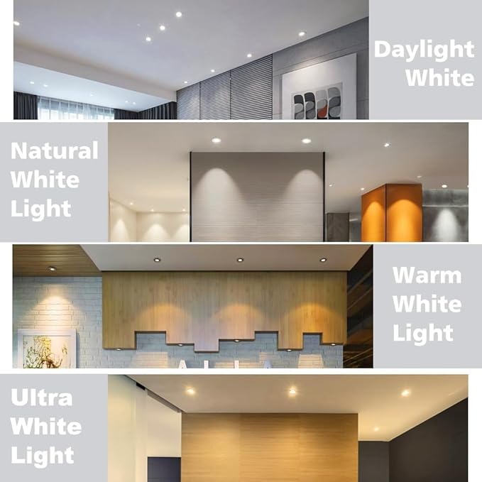 2 Inch LED Downlight, 32 Pack Recessed Lighting Dimmable Ceiling Light, 3W, 3000K Warm White, CRI80 with LED Driver(35W Halogen Equivalent)