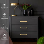 10 Pack 6.3"(160mm) Champagne Bronze Cabinet Pulls Kitchen Cabinet Drawer Handles Champagne Hardware for Cabinets Cupboard