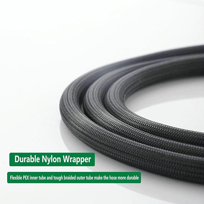 Pull Down Kitchen Faucet Hose Replacement M15*1MM (Upgrade G1/2, 360 Rotatable) With Quick Connect, 59-Inch for Pluggable Nylon Hose,Compatiblity for WOWOW,OWOFAN,FORIOUS,APPASO,WEWE facuet parts