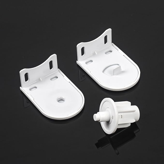 32mm Roller Blind Repair Kit – Heavy Duty Window Shade Brackets & Mounting Hardware – Fix Broken Blinds for 32mm/1.25” Roller Tubes – Fits Most Roller Shades, White