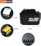 9.0Ah Battery Replacement for Makita 18V Battery Compatible with 18 Volt BL1890B BL1860B BL1850B BL1840B BL1830B BL1815 Battery
