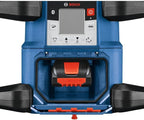 BOSCH GRL4000-80CHV REVOLVE 18V Connected Self-Leveling Horizontal/Vertical Rotary Laser, Includes CORE18V 4 Ah Battery & Charger, Receiver, Wall Mount, Remote Control, Carrying Case, & Accessories