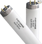 4 Pack F15T12/K&B Soft White,T12 15W 18Inch Linear Fluorescent Bulb,Replacement for Philips 141465 F15T12/WW,G13 Medium 2-Pin Base,3000K