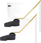 Hygie Rinse 2PACK Universal Metal Toilet Handle Replacement Kit Side Mount Compatible with American Standard/Mansfield/Gerber Toilet, Toilet Tank Flusher Lever with Flapper Chain, Oil-Rubbed Bronze