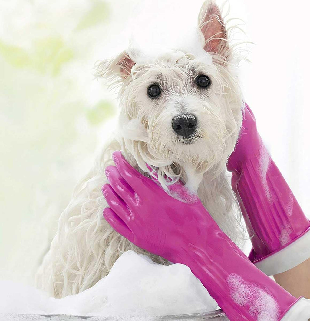 Playtex Living Reuseable Rubber Cleaning Gloves (Small, 5 Pairs), Premium Protection Reusable Household Gloves