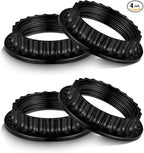 Light Socket Shade Ring,Lamp Shade Collar Rings,Retaining Rings for Light Fixtures Like Hanging Lights,Pendant Lights, Screw Rings for Threaded Medium-Base Sockets