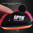 SPTA Microfiber Polishing Pad, 2Pcs 5Inch 125mm Pads Microfiber Cutting Disc Finishing Disc with Hook & Loop Backing for Car Buffer Polisher Cutting Buffing Waxing and Polishing