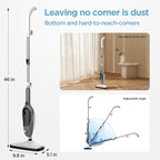 Steam Mop - All-in-one Powerful Handheld Steam Cleaner Detachable Handheld Steam Cleaner for Home,MultiPurpose Steamer for Hardwood Floors，Clothes,Windows,Tiles,Carpet, Whole Home Use