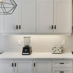 Amerdeco 10 Pack 2 Inch Champagne Bronze Black Cabinet Knobs Single Hole Cabinet Pulls Dresser Knobs Round Drawer Knobs and Pulls for Bathroom Cabinets ZH0040